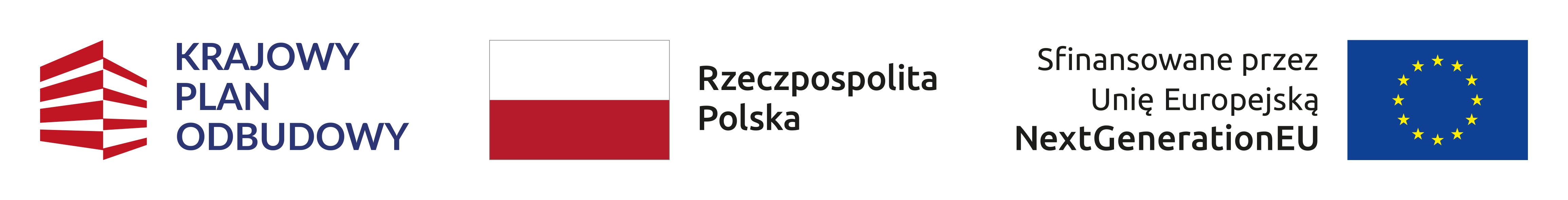 Krajowy Plan Odbudowy – Rzeczpospolita Polska – Sfinansowane przez Unię Europejską NextGenerationEU